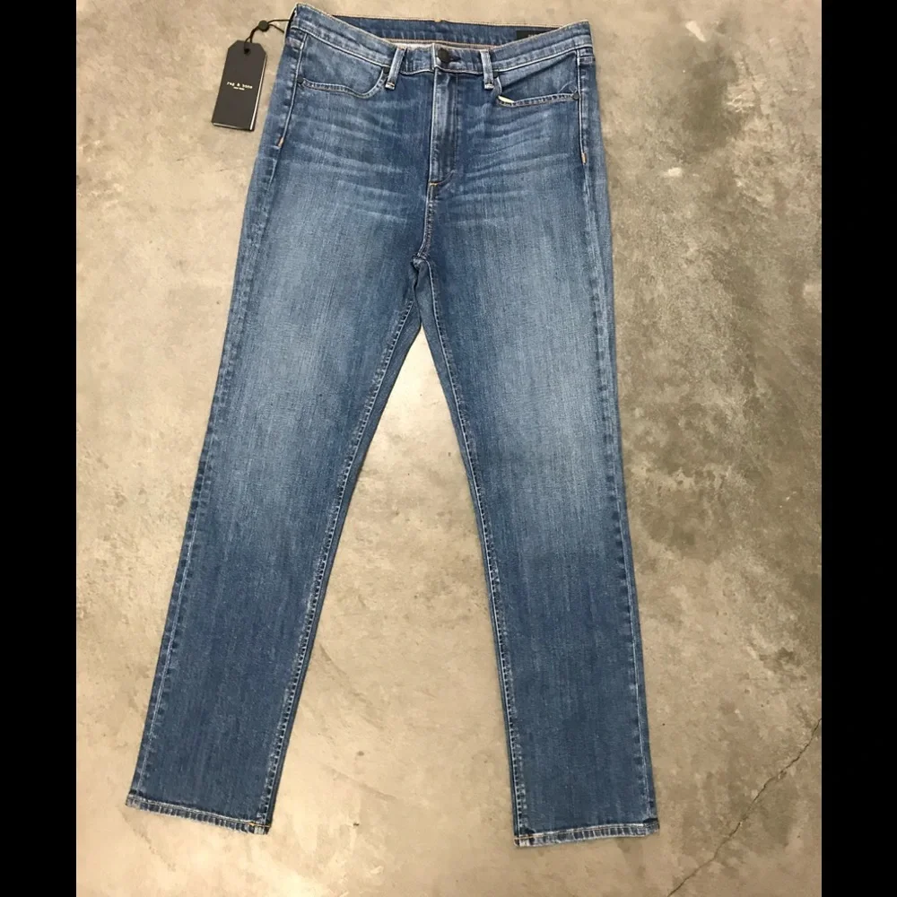 Rag & Bone High-Rise Slim-Fit Cigarette Jeans